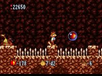 une photo d'Ã©cran de Bubsy Fractured Furry Tails sur Atari Jaguar